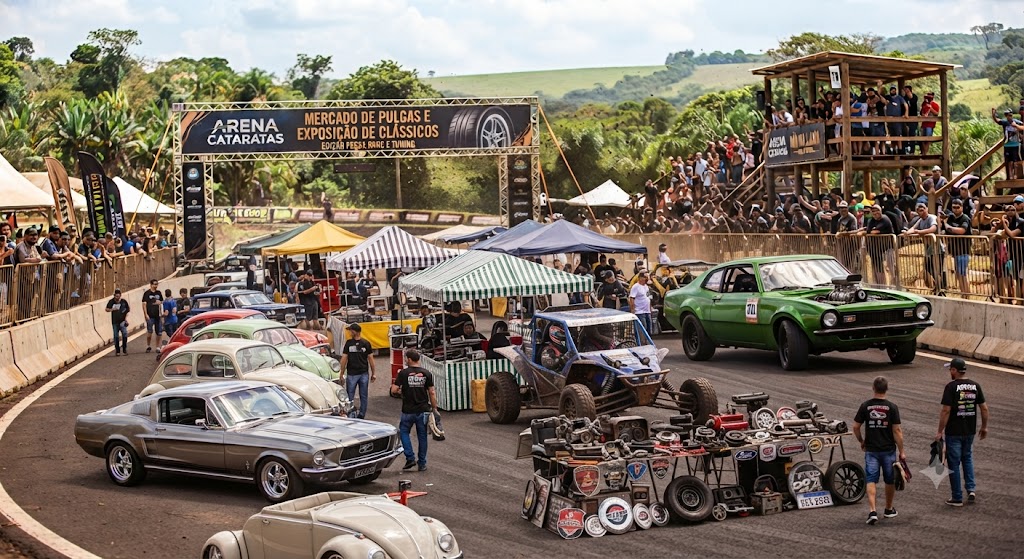 Exposição de Carros e Feira Livre